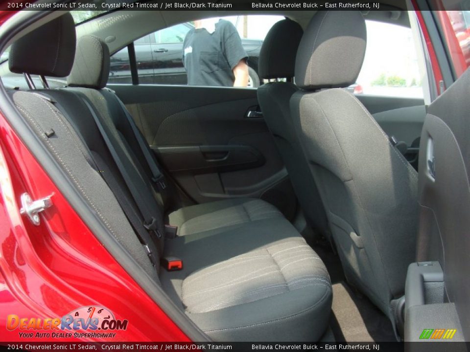 2014 Chevrolet Sonic LT Sedan Crystal Red Tintcoat / Jet Black/Dark Titanium Photo #12