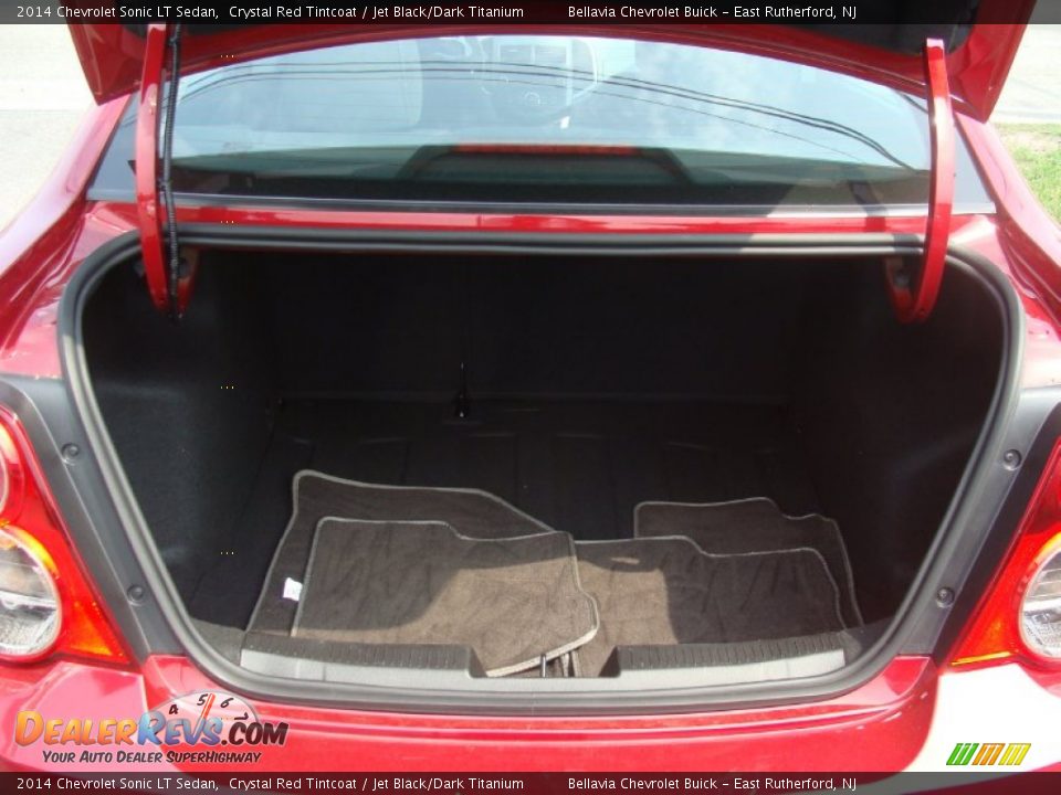 2014 Chevrolet Sonic LT Sedan Crystal Red Tintcoat / Jet Black/Dark Titanium Photo #13