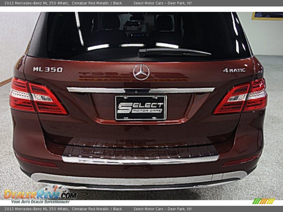 2013 Mercedes-Benz ML 350 4Matic Cinnabar Red Metallic / Black Photo #5
