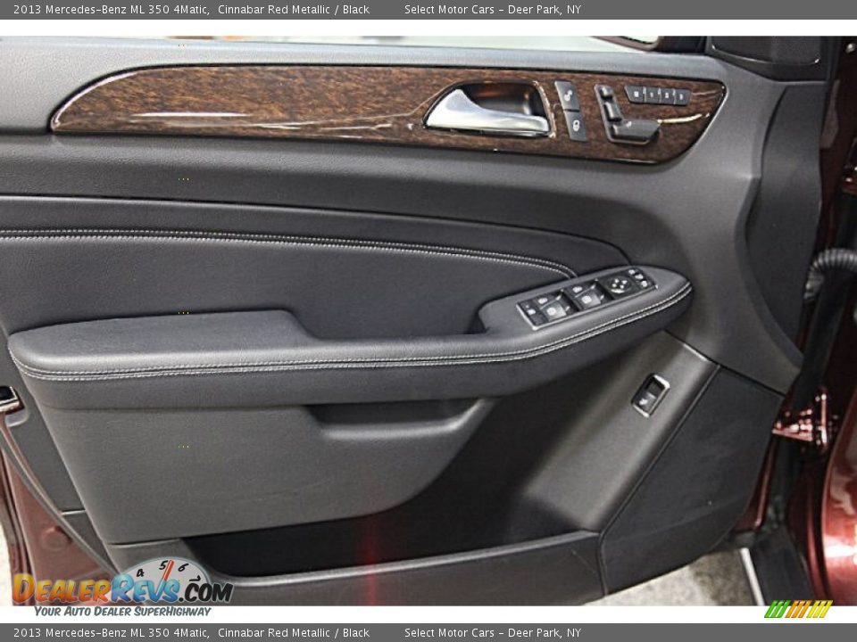 2013 Mercedes-Benz ML 350 4Matic Cinnabar Red Metallic / Black Photo #7