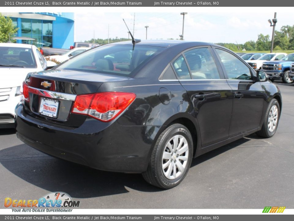 2011 Chevrolet Cruze LS Black Granite Metallic / Jet Black/Medium Titanium Photo #3