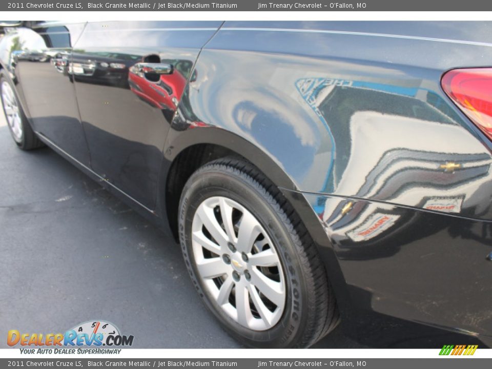 2011 Chevrolet Cruze LS Black Granite Metallic / Jet Black/Medium Titanium Photo #4