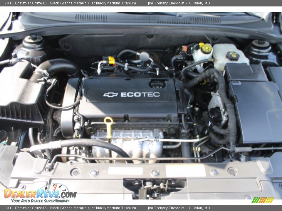 2011 Chevrolet Cruze LS Black Granite Metallic / Jet Black/Medium Titanium Photo #7