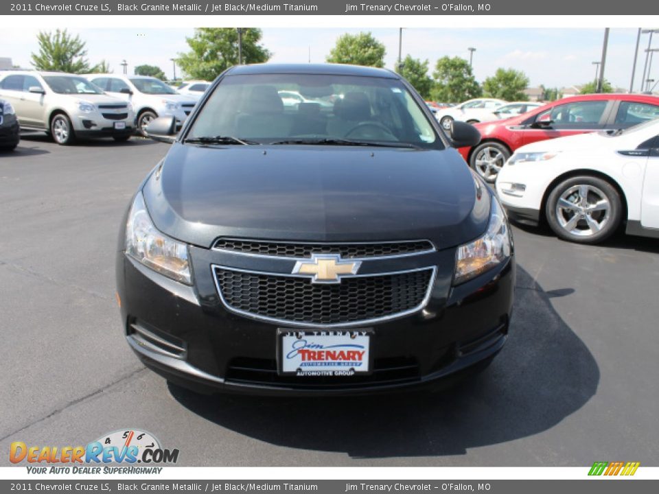 2011 Chevrolet Cruze LS Black Granite Metallic / Jet Black/Medium Titanium Photo #8