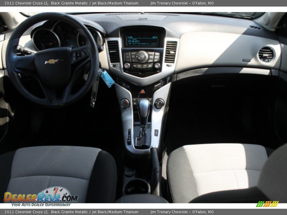 2011 Chevrolet Cruze LS Black Granite Metallic / Jet Black/Medium Titanium Photo #10
