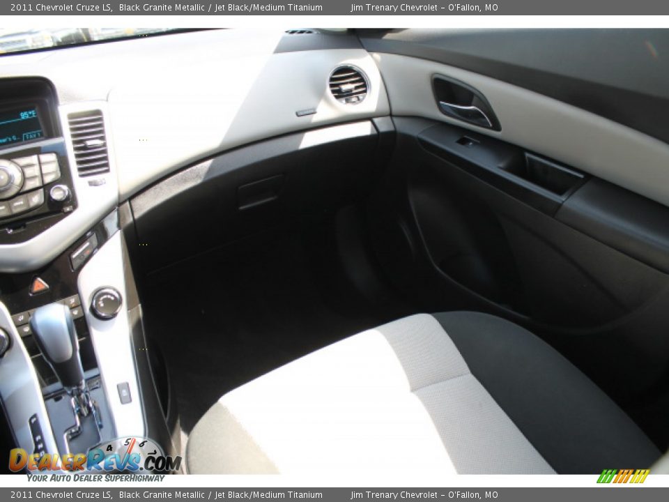 2011 Chevrolet Cruze LS Black Granite Metallic / Jet Black/Medium Titanium Photo #13