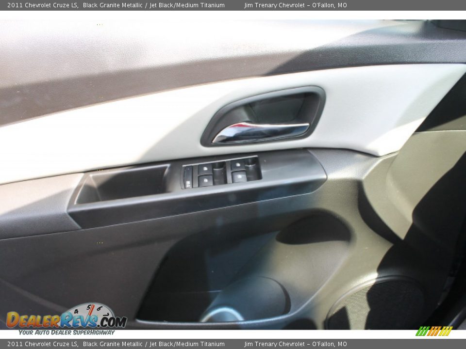 2011 Chevrolet Cruze LS Black Granite Metallic / Jet Black/Medium Titanium Photo #15