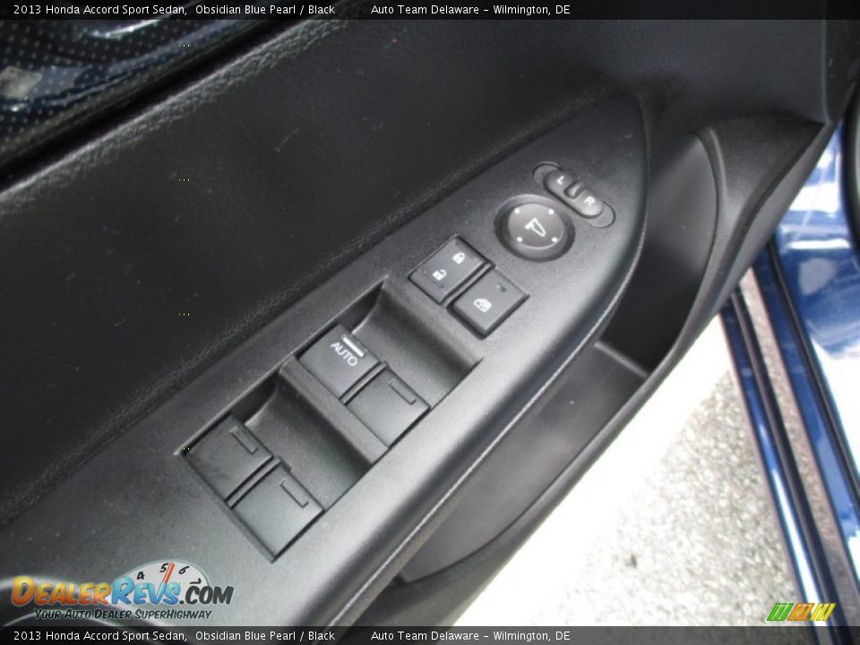 2013 Honda Accord Sport Sedan Obsidian Blue Pearl / Black Photo #23