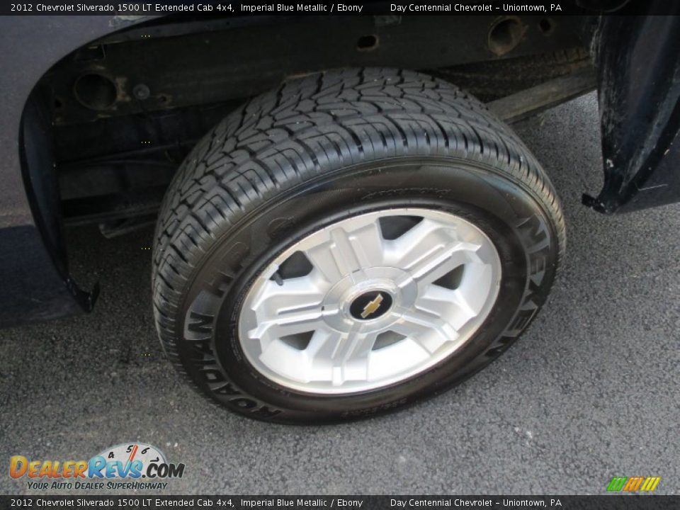 2012 Chevrolet Silverado 1500 LT Extended Cab 4x4 Imperial Blue Metallic / Ebony Photo #3