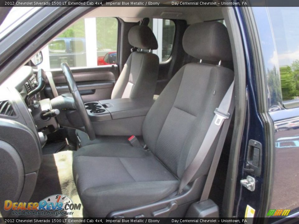 2012 Chevrolet Silverado 1500 LT Extended Cab 4x4 Imperial Blue Metallic / Ebony Photo #22