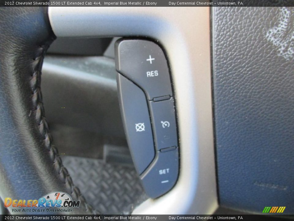 2012 Chevrolet Silverado 1500 LT Extended Cab 4x4 Imperial Blue Metallic / Ebony Photo #33
