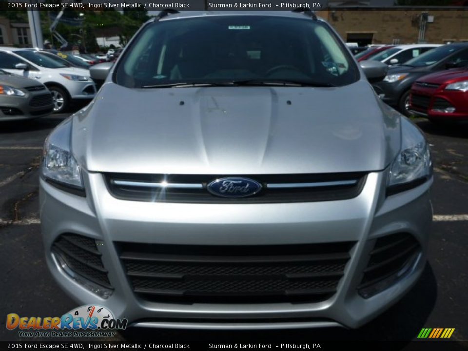 2015 Ford Escape SE 4WD Ingot Silver Metallic / Charcoal Black Photo #6