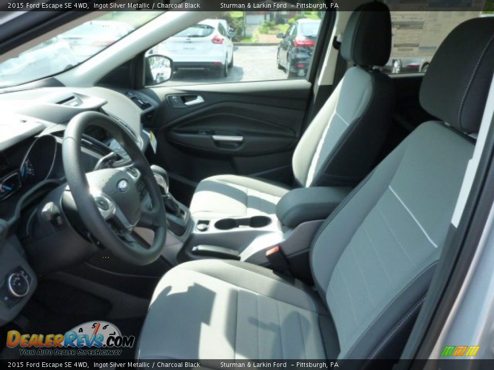 2015 Ford Escape SE 4WD Ingot Silver Metallic / Charcoal Black Photo #8