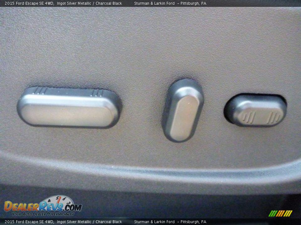 2015 Ford Escape SE 4WD Ingot Silver Metallic / Charcoal Black Photo #12