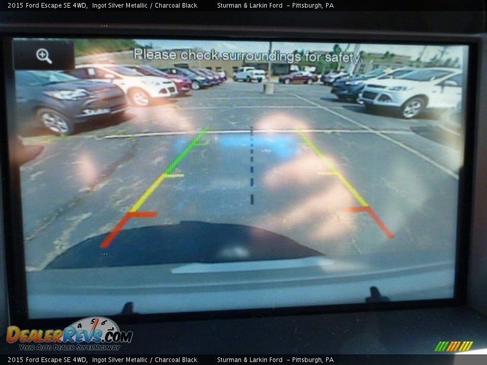 2015 Ford Escape SE 4WD Ingot Silver Metallic / Charcoal Black Photo #13