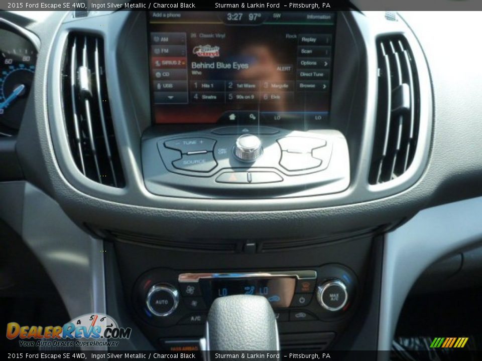 2015 Ford Escape SE 4WD Ingot Silver Metallic / Charcoal Black Photo #14
