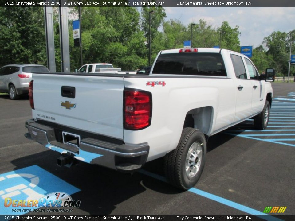 2015 Chevrolet Silverado 2500HD WT Crew Cab 4x4 Summit White / Jet Black/Dark Ash Photo #6