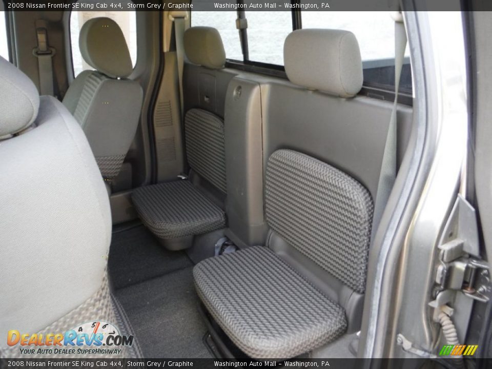 2008 Nissan Frontier SE King Cab 4x4 Storm Grey / Graphite Photo #12