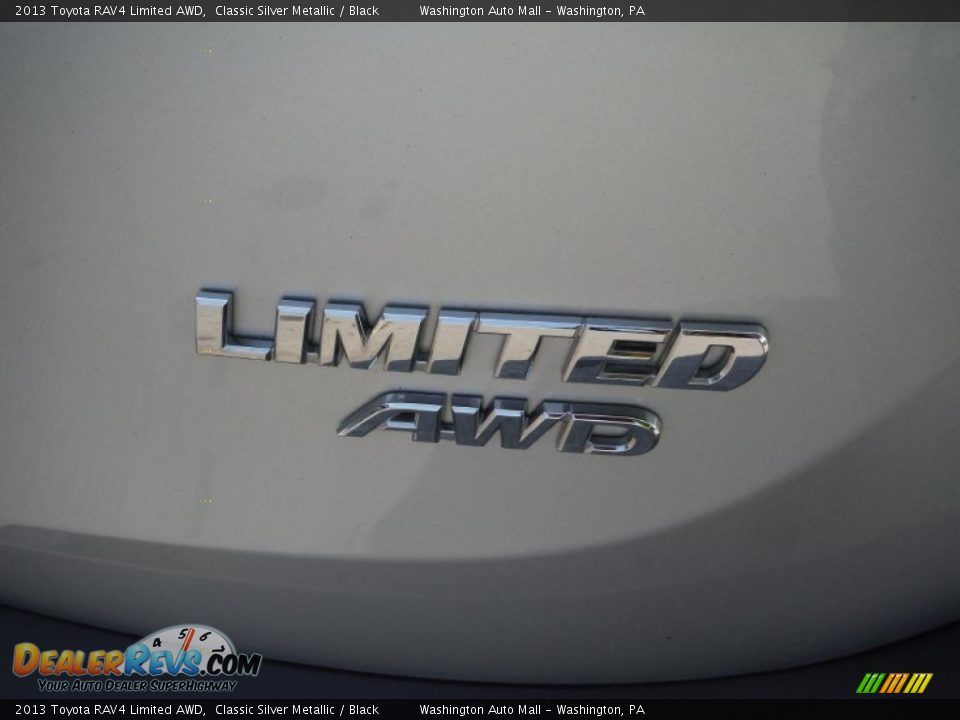 2013 Toyota RAV4 Limited AWD Classic Silver Metallic / Black Photo #10