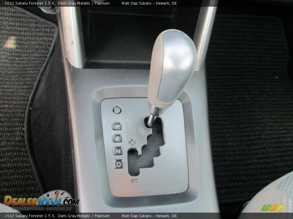 2012 Subaru Forester 2.5 X Dark Gray Metallic / Platinum Photo #25