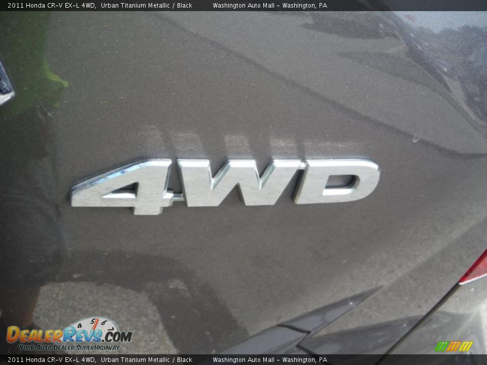 2011 Honda CR-V EX-L 4WD Urban Titanium Metallic / Black Photo #9