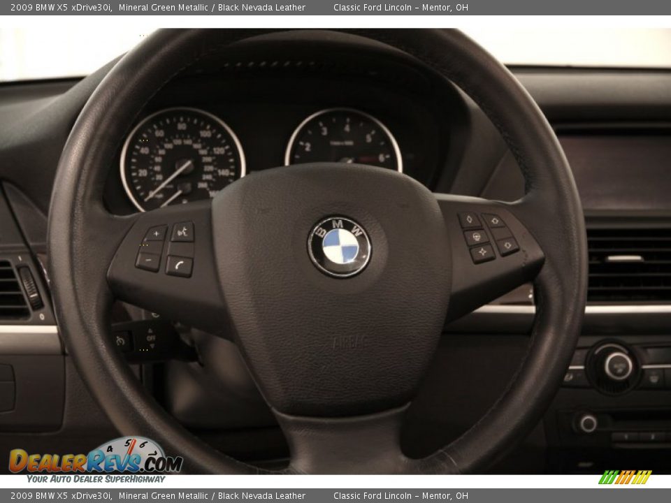 2009 BMW X5 xDrive30i Mineral Green Metallic / Black Nevada Leather Photo #7