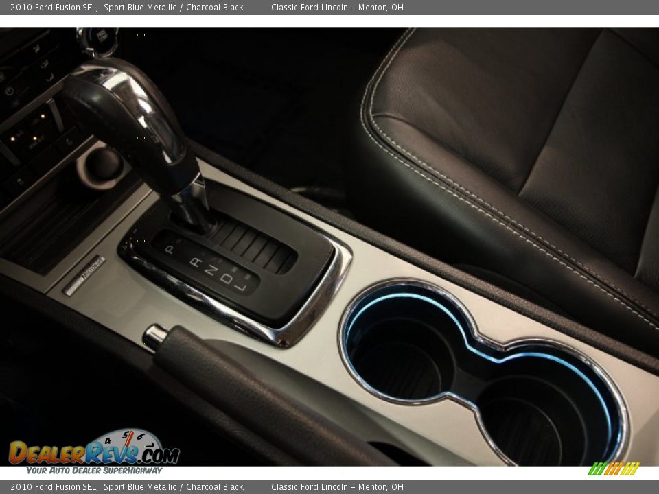 2010 Ford Fusion SEL Sport Blue Metallic / Charcoal Black Photo #10
