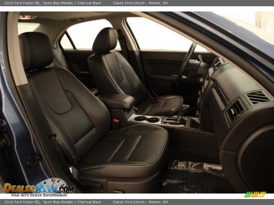 2010 Ford Fusion SEL Sport Blue Metallic / Charcoal Black Photo #11