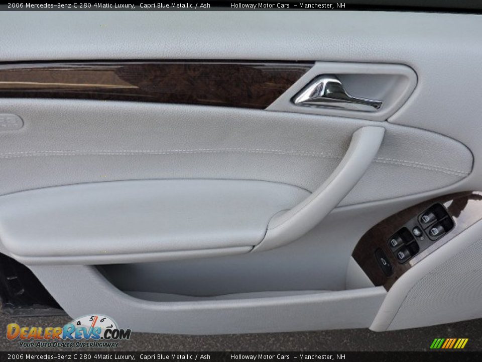 2006 Mercedes-Benz C 280 4Matic Luxury Capri Blue Metallic / Ash Photo #9