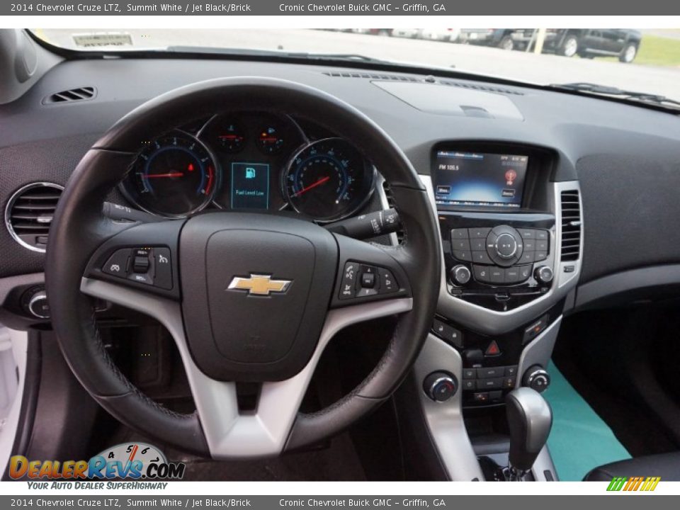 2014 Chevrolet Cruze LTZ Summit White / Jet Black/Brick Photo #10