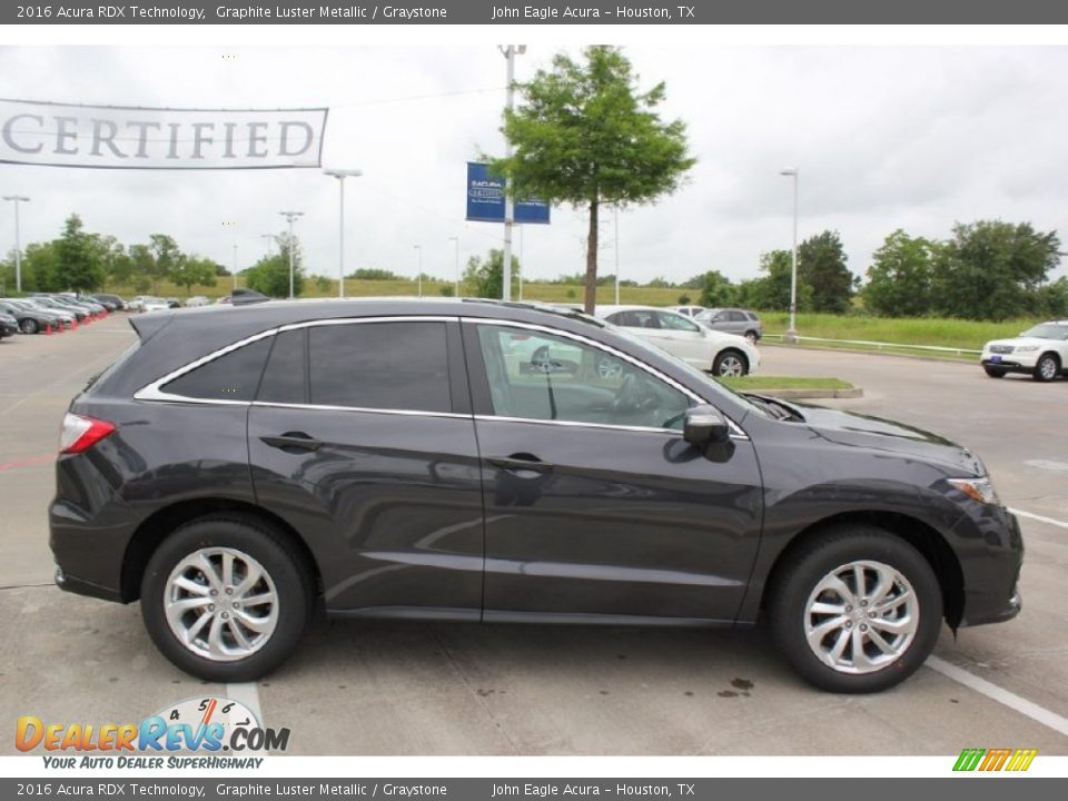 2016 Acura RDX Technology Graphite Luster Metallic / Graystone Photo #8