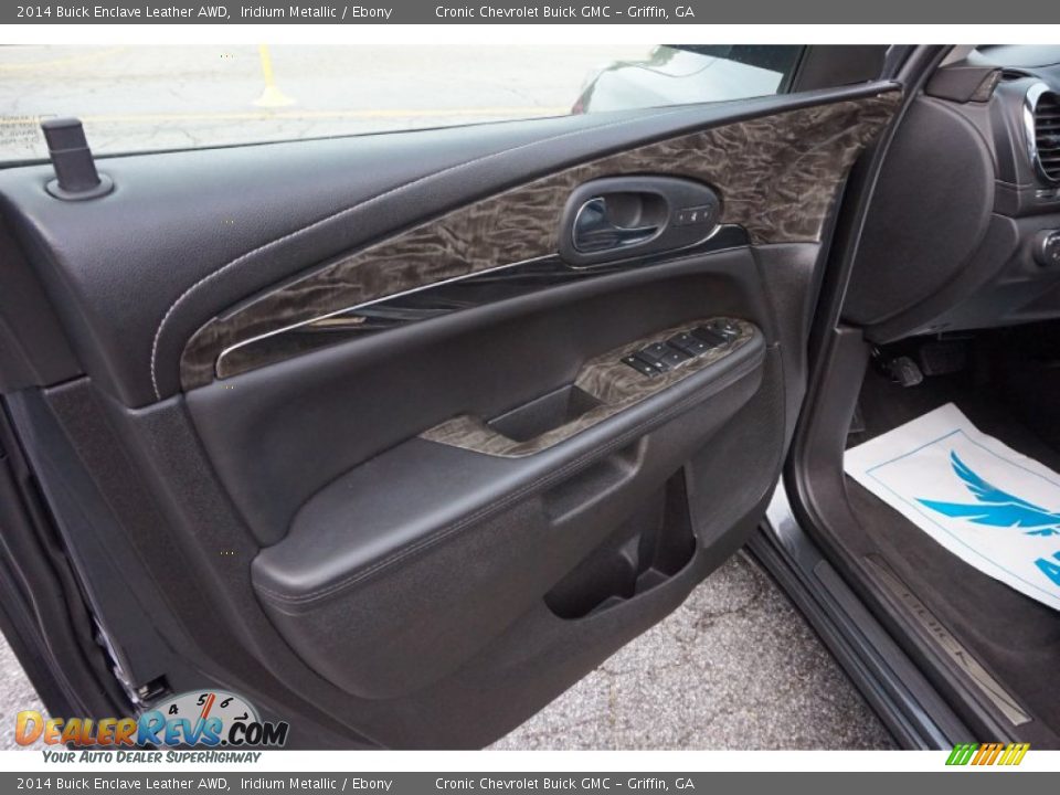 2014 Buick Enclave Leather AWD Iridium Metallic / Ebony Photo #12