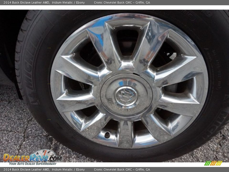 2014 Buick Enclave Leather AWD Iridium Metallic / Ebony Photo #16