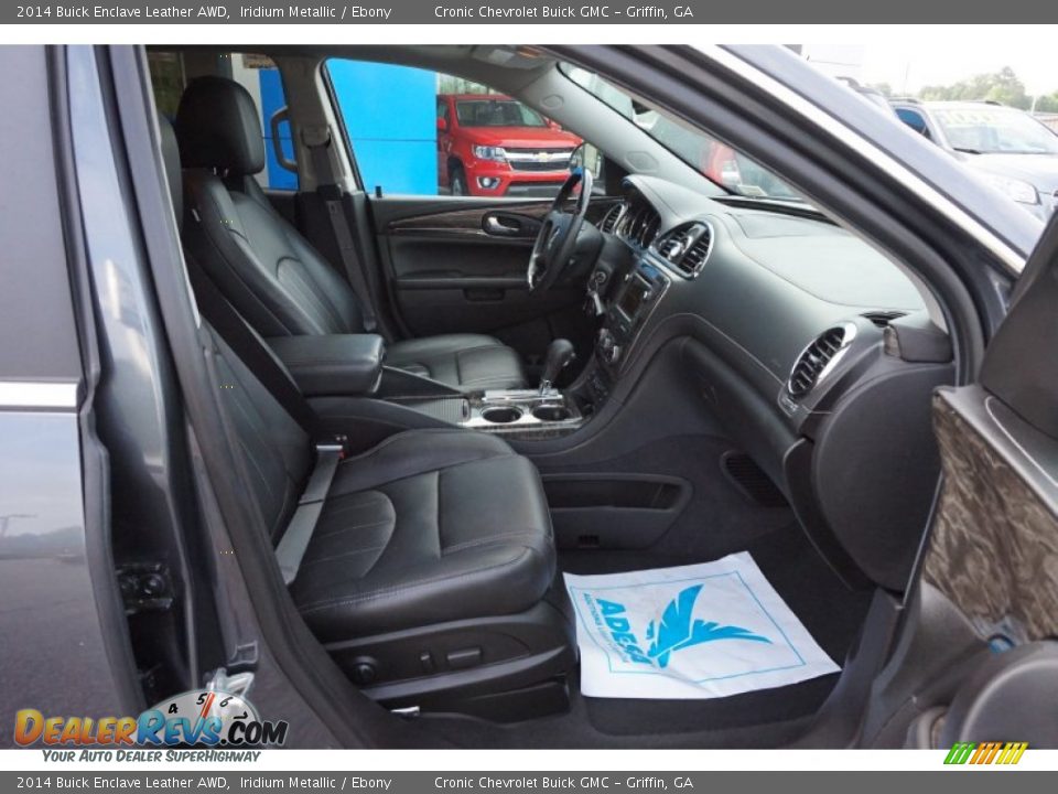 2014 Buick Enclave Leather AWD Iridium Metallic / Ebony Photo #20