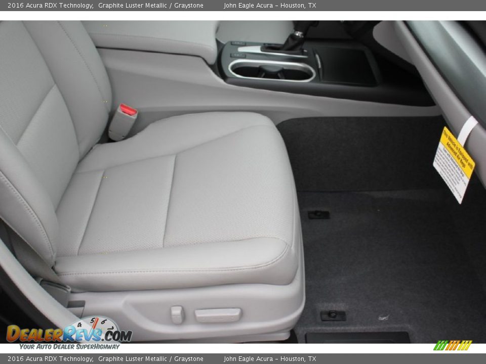 2016 Acura RDX Technology Graphite Luster Metallic / Graystone Photo #27