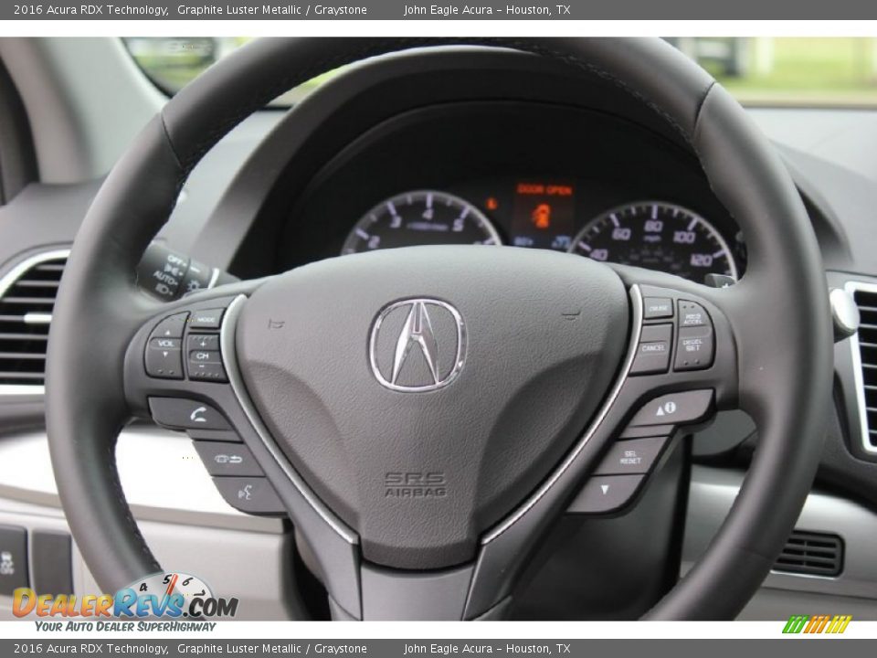 2016 Acura RDX Technology Graphite Luster Metallic / Graystone Photo #34