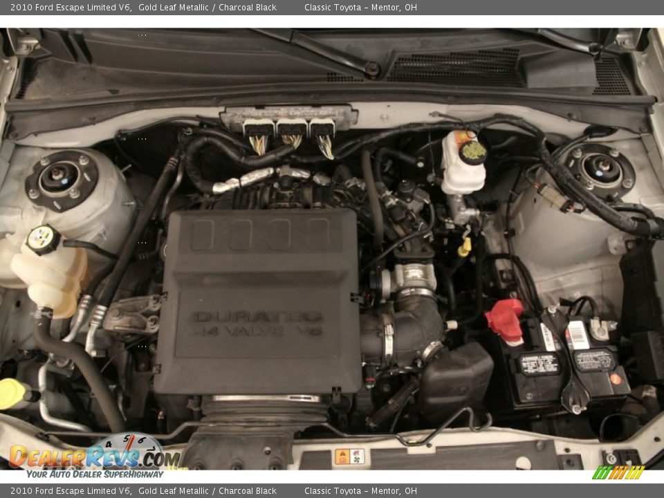 2010 Ford Escape Limited V6 Gold Leaf Metallic / Charcoal Black Photo #16