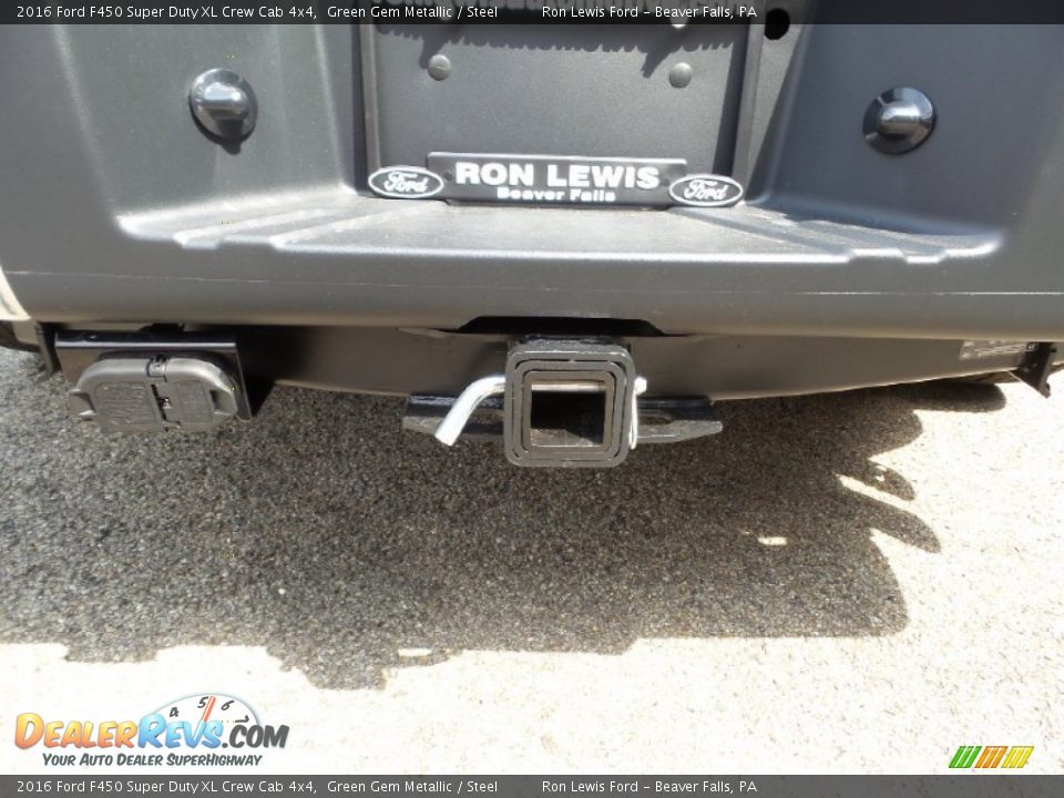 2016 Ford F450 Super Duty XL Crew Cab 4x4 Green Gem Metallic / Steel Photo #5