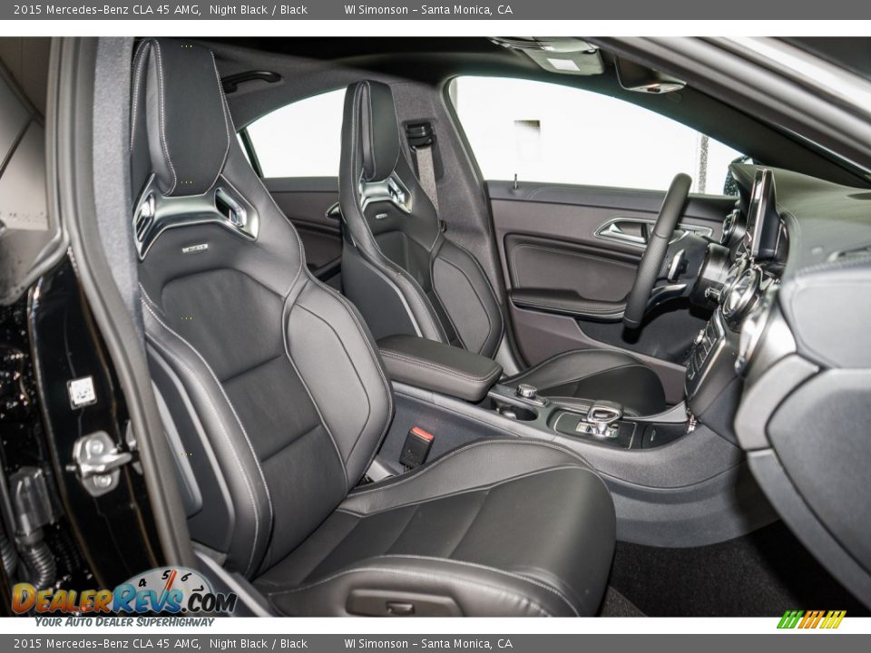 Black Interior - 2015 Mercedes-Benz CLA 45 AMG Photo #2