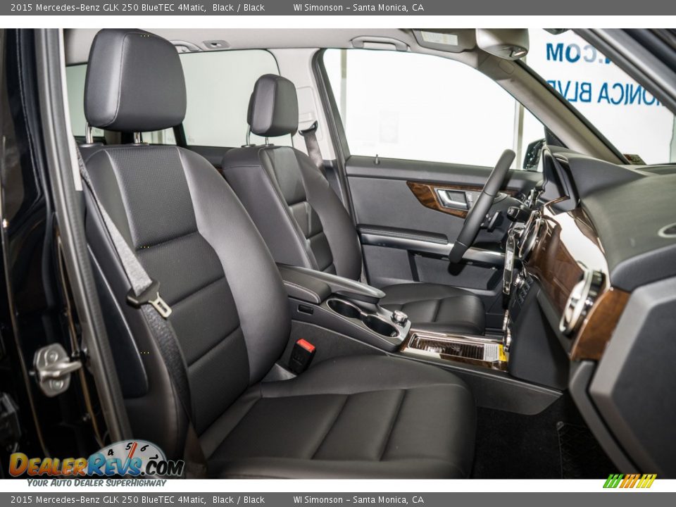 2015 Mercedes-Benz GLK 250 BlueTEC 4Matic Black / Black Photo #2