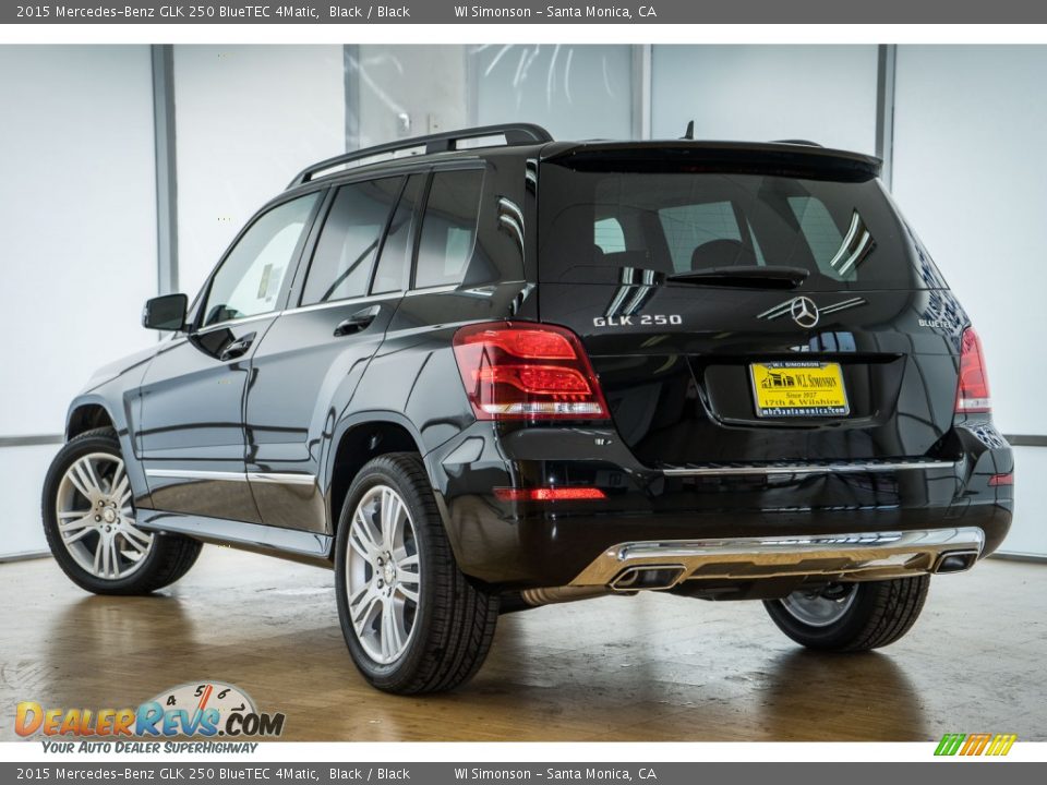 2015 Mercedes-Benz GLK 250 BlueTEC 4Matic Black / Black Photo #3