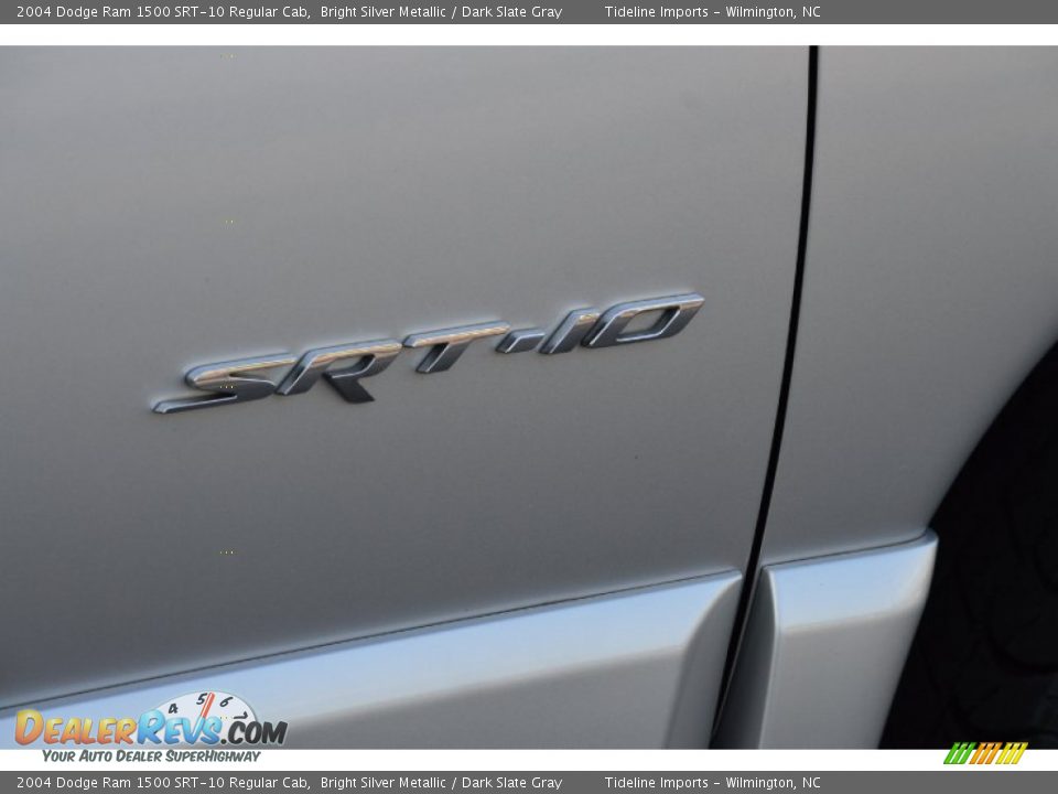 2004 Dodge Ram 1500 SRT-10 Regular Cab Bright Silver Metallic / Dark Slate Gray Photo #17