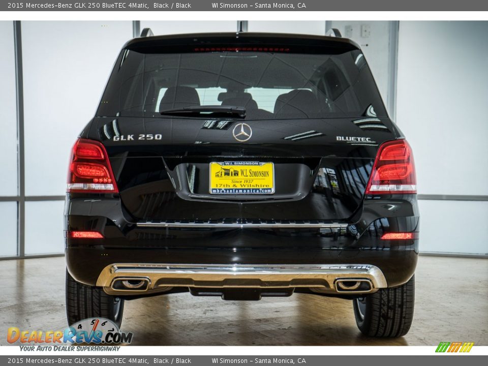 2015 Mercedes-Benz GLK 250 BlueTEC 4Matic Black / Black Photo #4