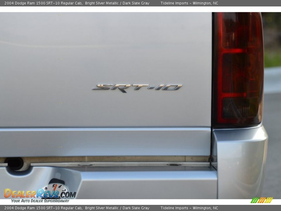 2004 Dodge Ram 1500 SRT-10 Regular Cab Bright Silver Metallic / Dark Slate Gray Photo #18