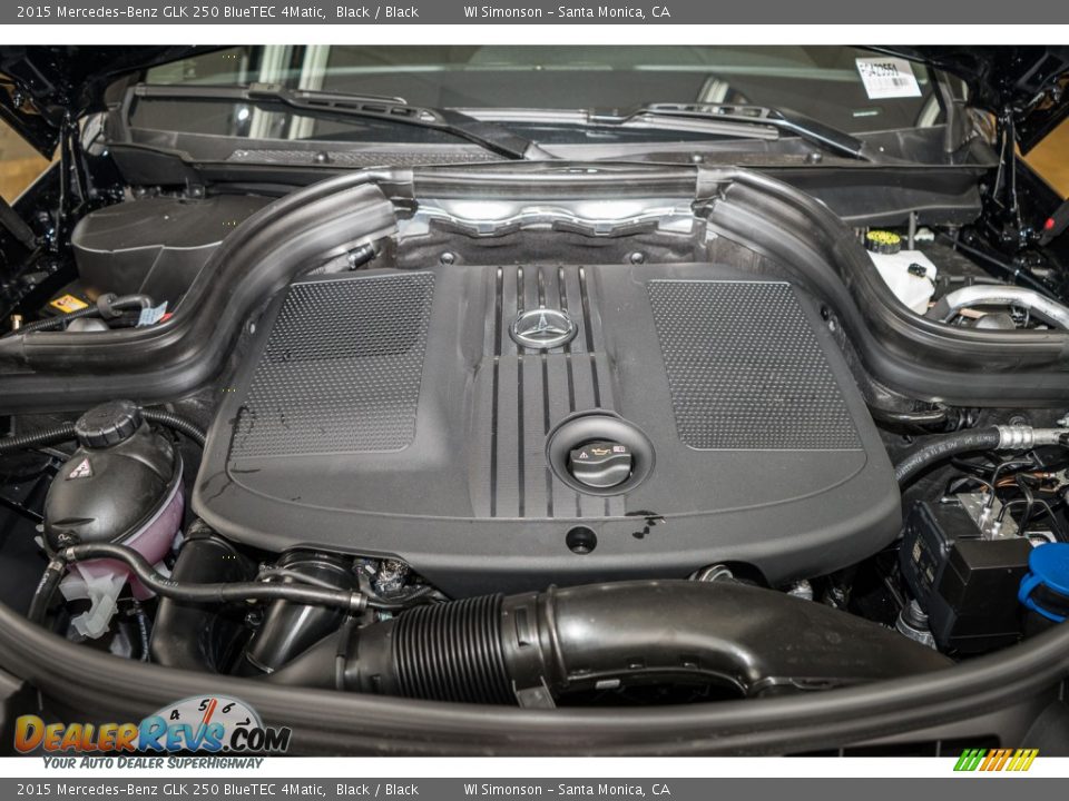 2015 Mercedes-Benz GLK 250 BlueTEC 4Matic Black / Black Photo #9