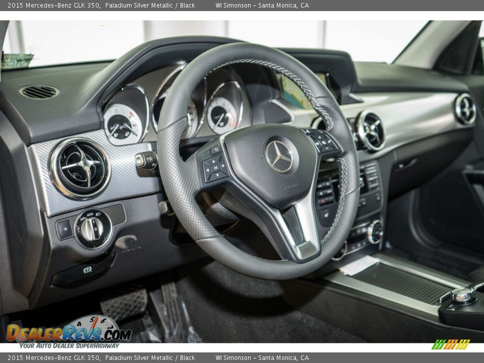 2015 Mercedes-Benz GLK 350 Paladium Silver Metallic / Black Photo #6
