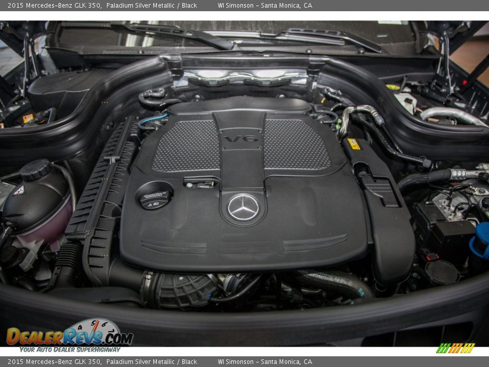 2015 Mercedes-Benz GLK 350 Paladium Silver Metallic / Black Photo #9