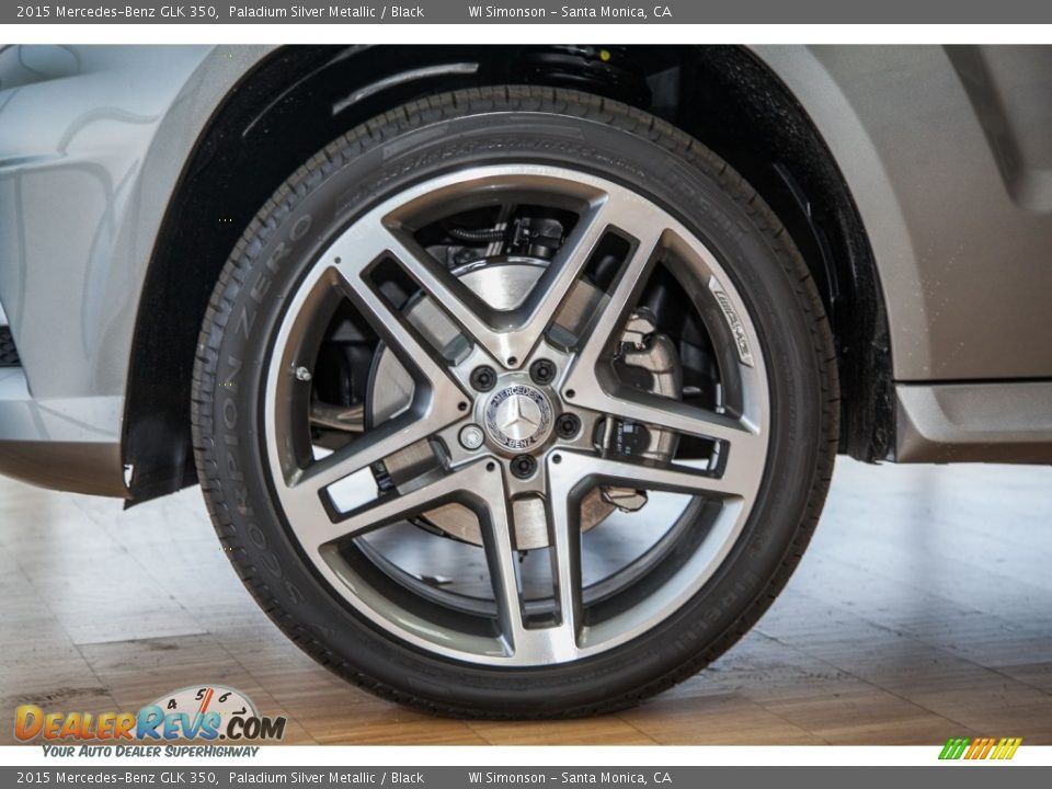 2015 Mercedes-Benz GLK 350 Paladium Silver Metallic / Black Photo #10