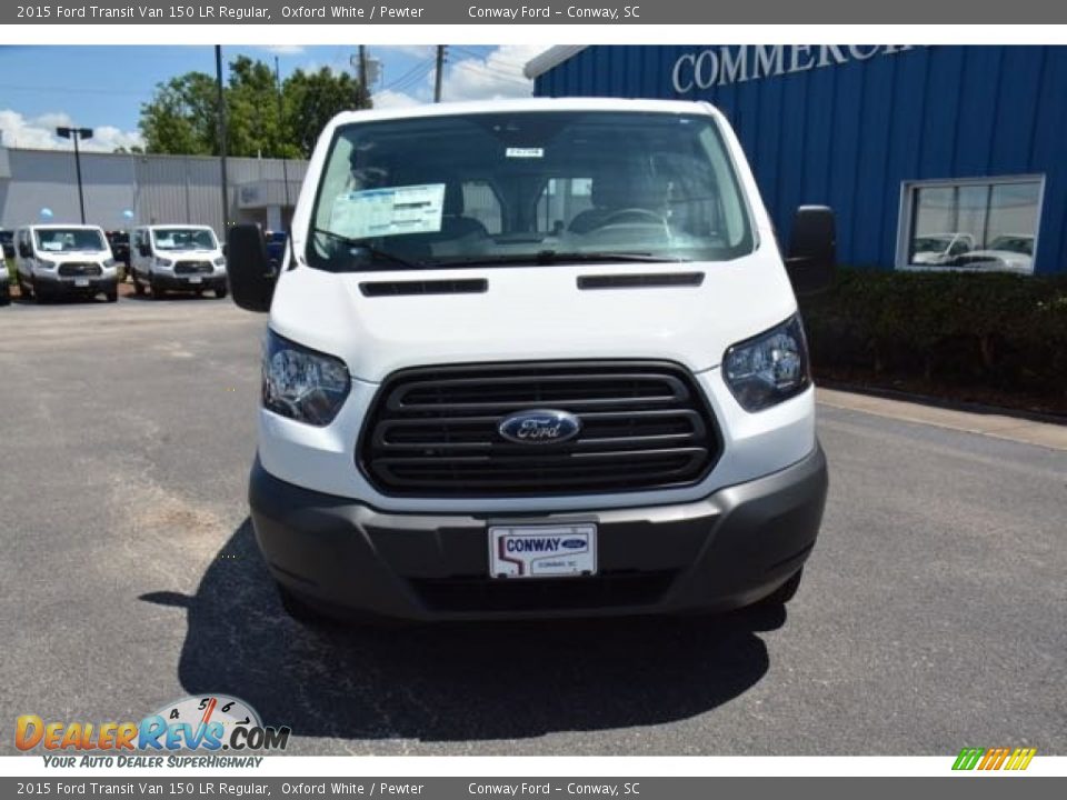 2015 Ford Transit Van 150 LR Regular Oxford White / Pewter Photo #2