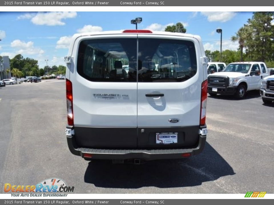 2015 Ford Transit Van 150 LR Regular Oxford White / Pewter Photo #5